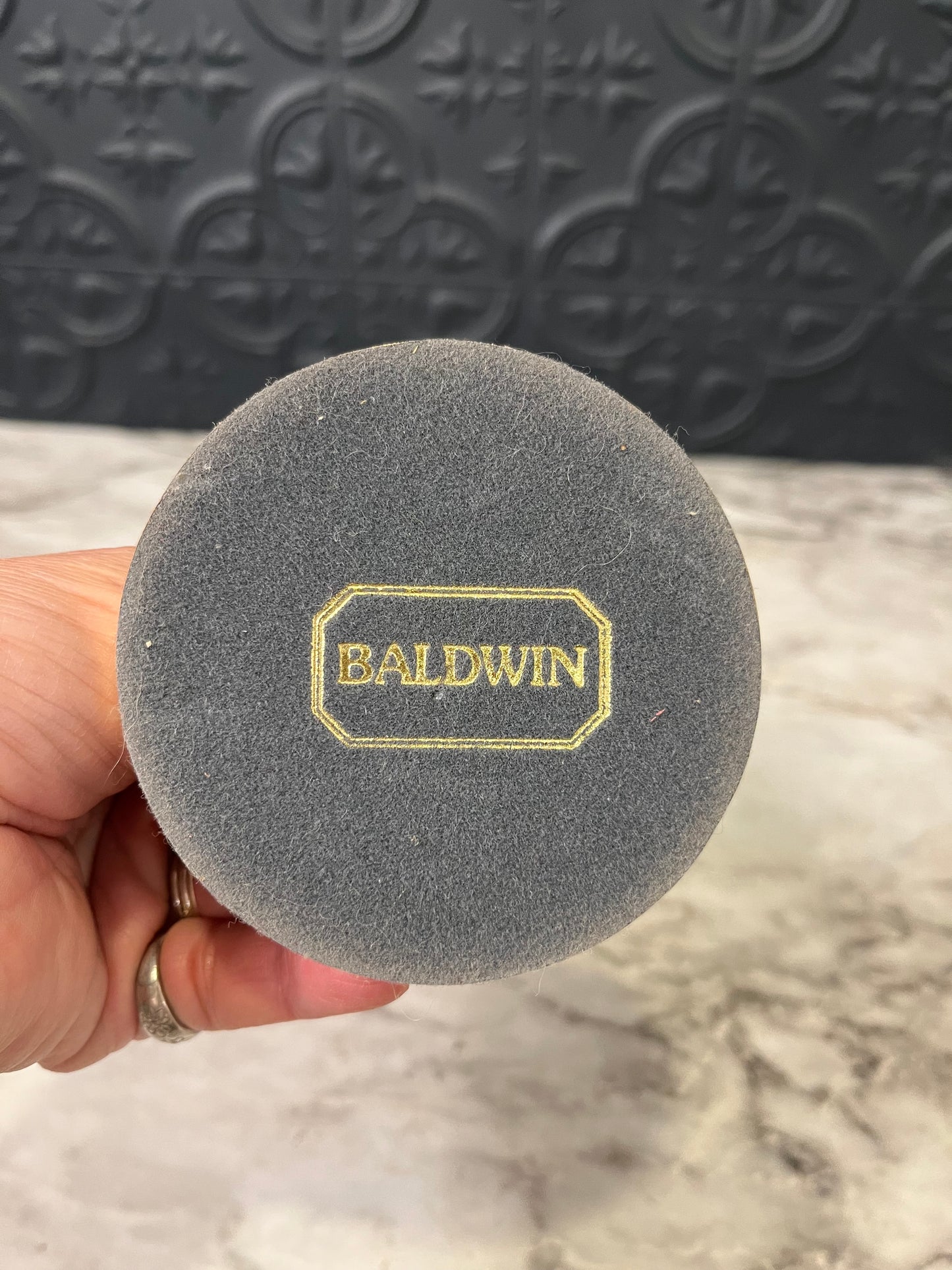 Brass Baldwin Candle Holder 4.75