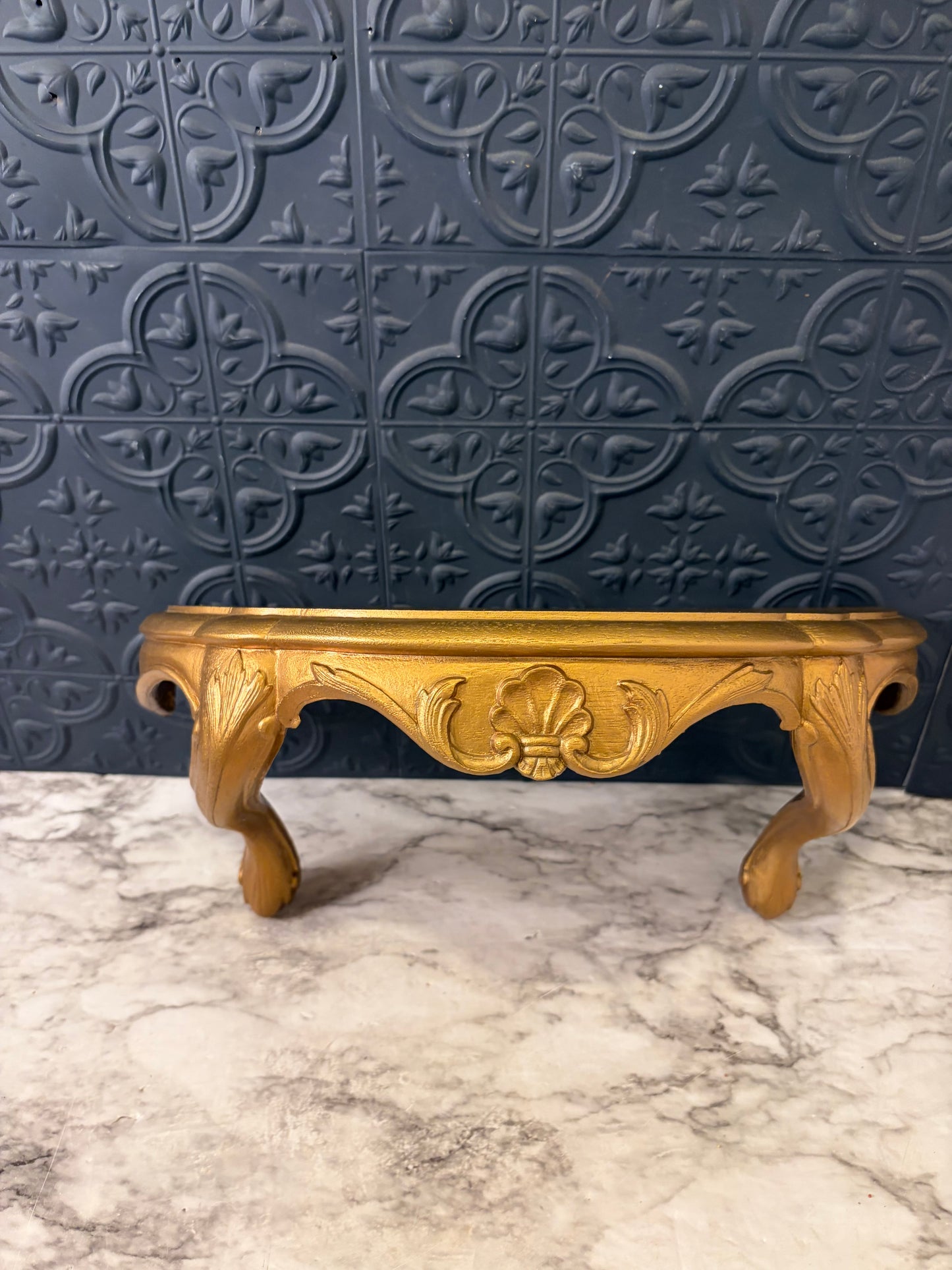 Gold Burwood Trinket Shelf