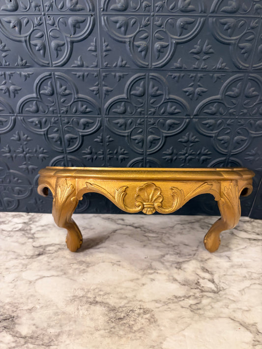 Gold Burwood Trinket Shelf