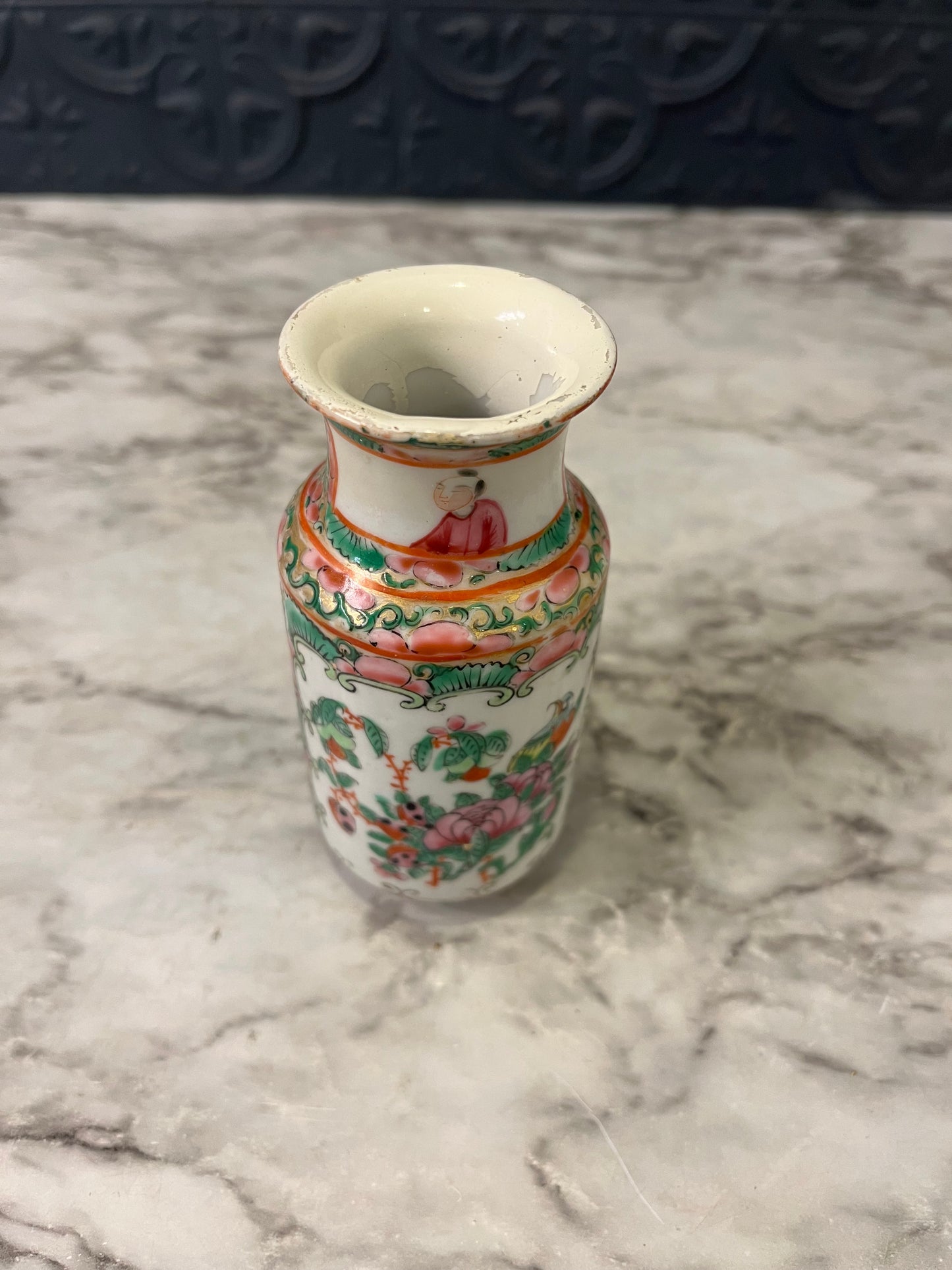 Rose Medallion Vase
