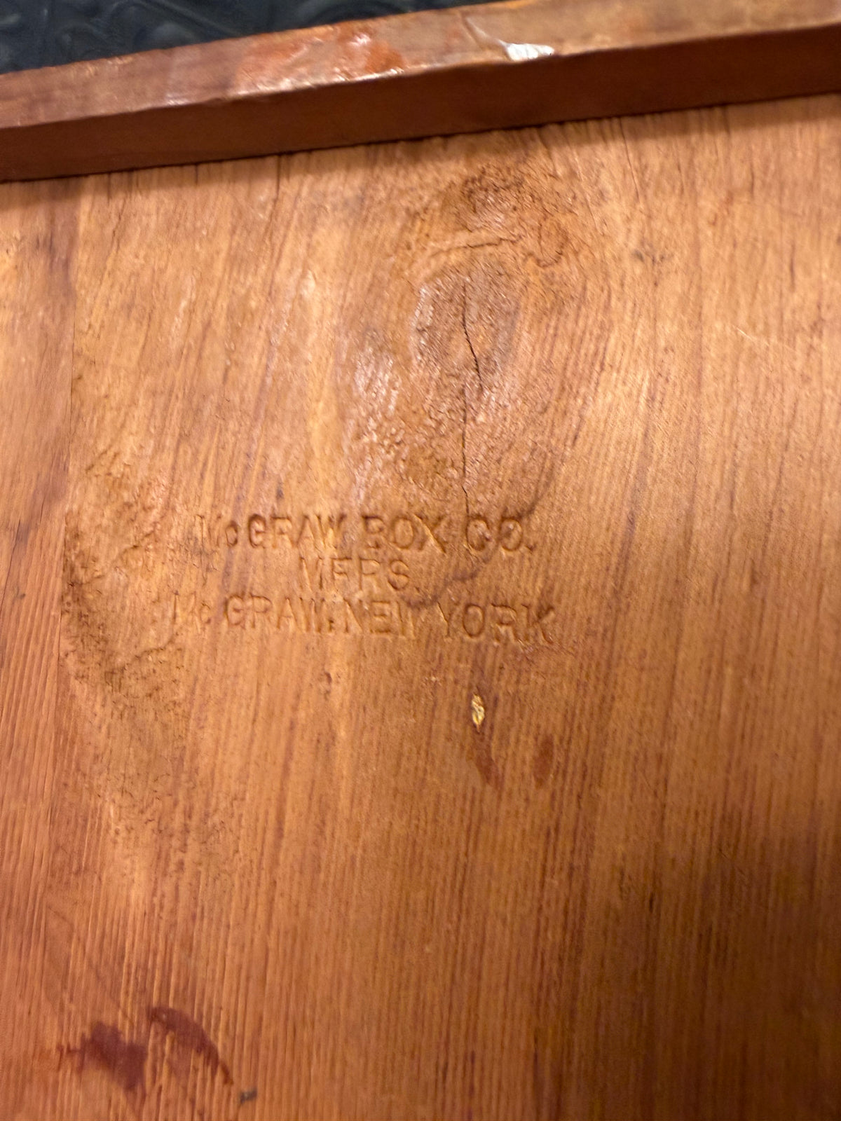 Antique CedarMcGraw Box Company