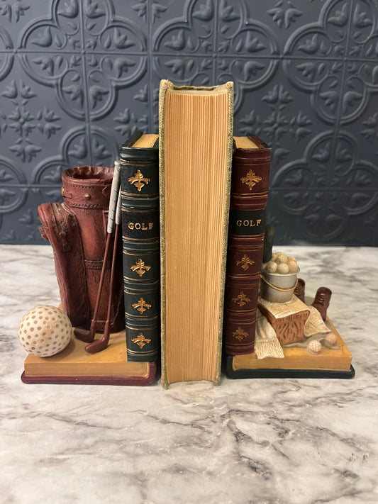 Golf Club Bookends