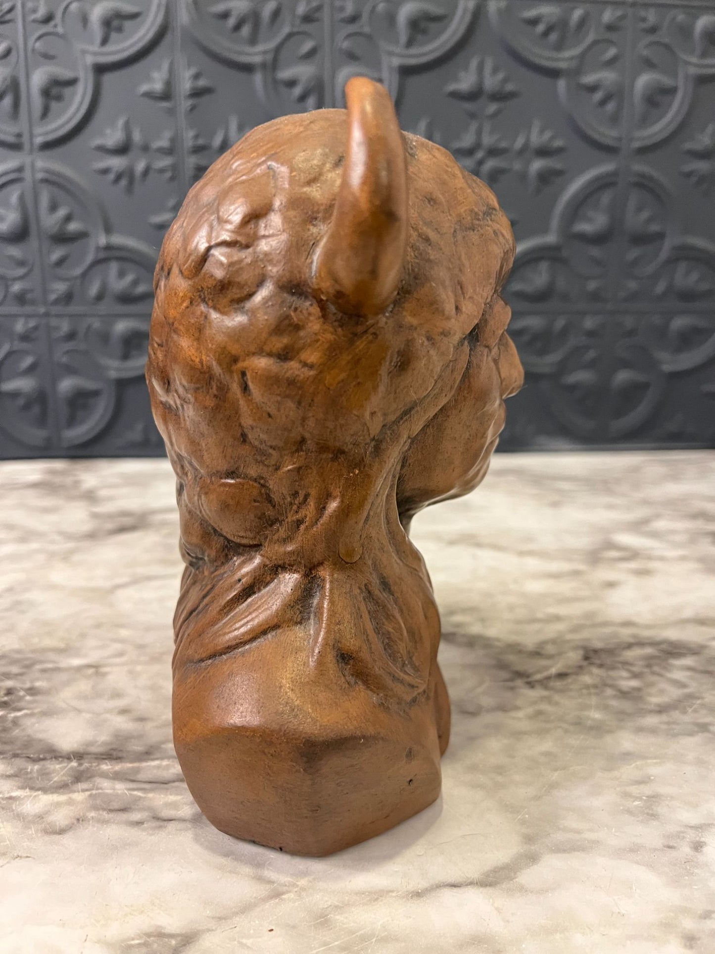 Ceramic Indian bust