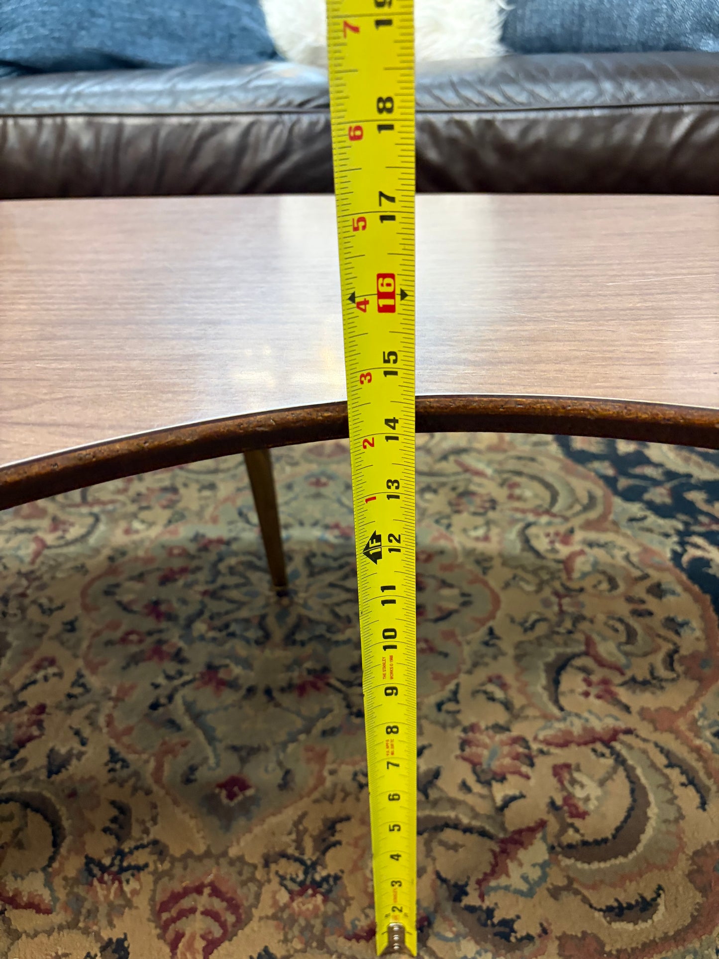 Laminate Boomerang Coffee Table