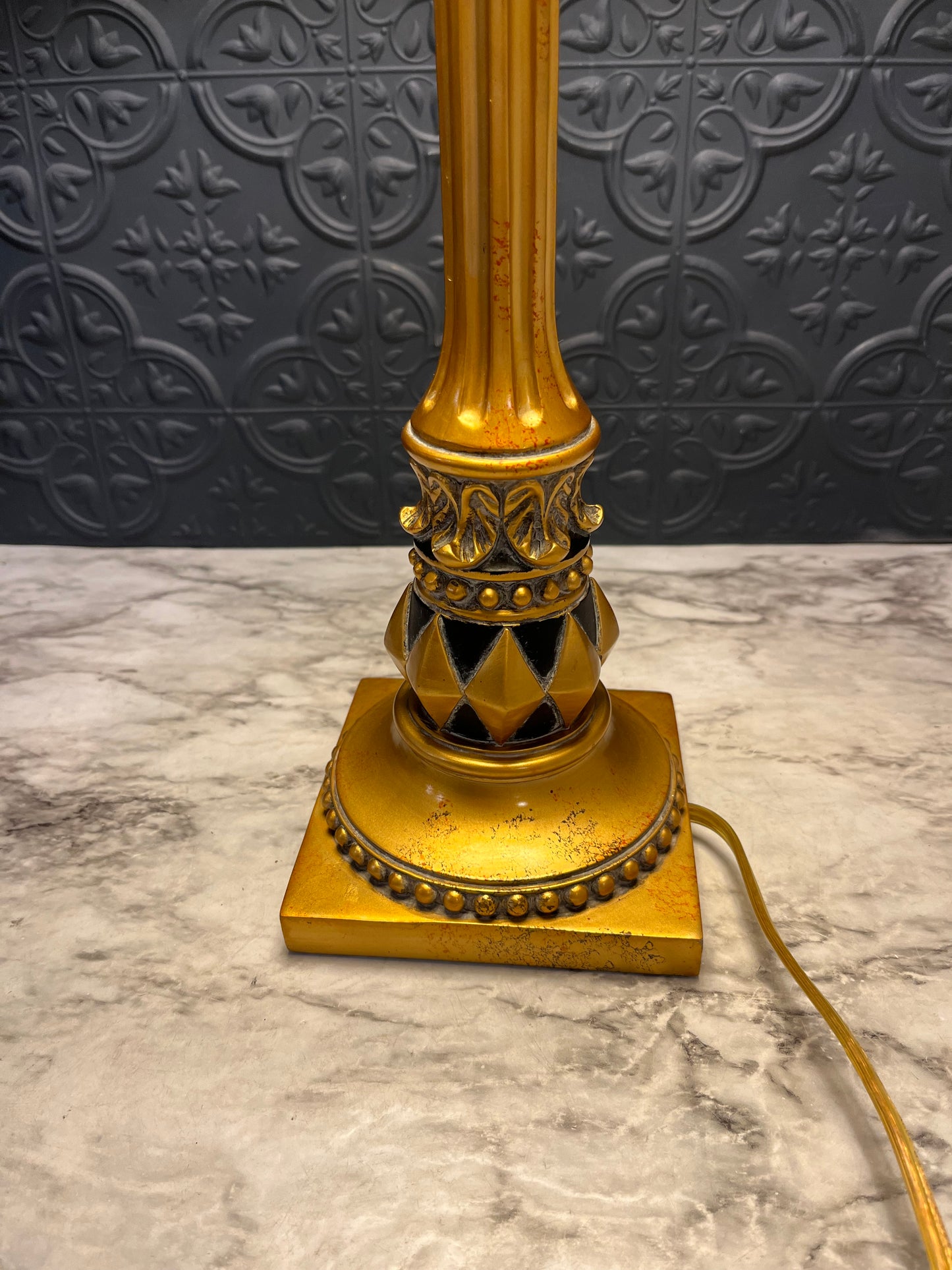 Black and Gold Lamp AS IS