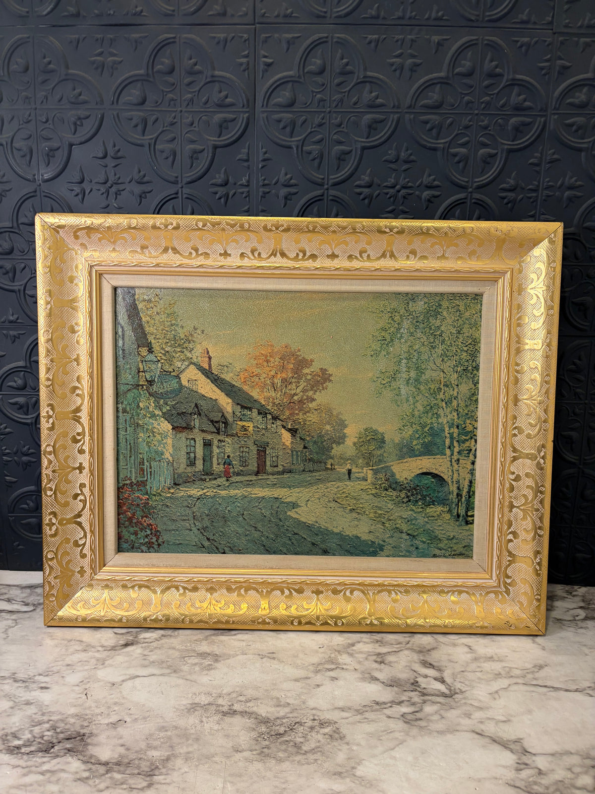 Robert Spencer Roadside Dwelling Print Framed