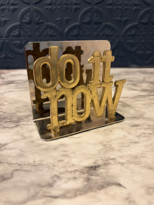 Do it Now Letter Holder 2 Tone