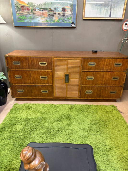 Campaigner Long Dresser with Mirrors