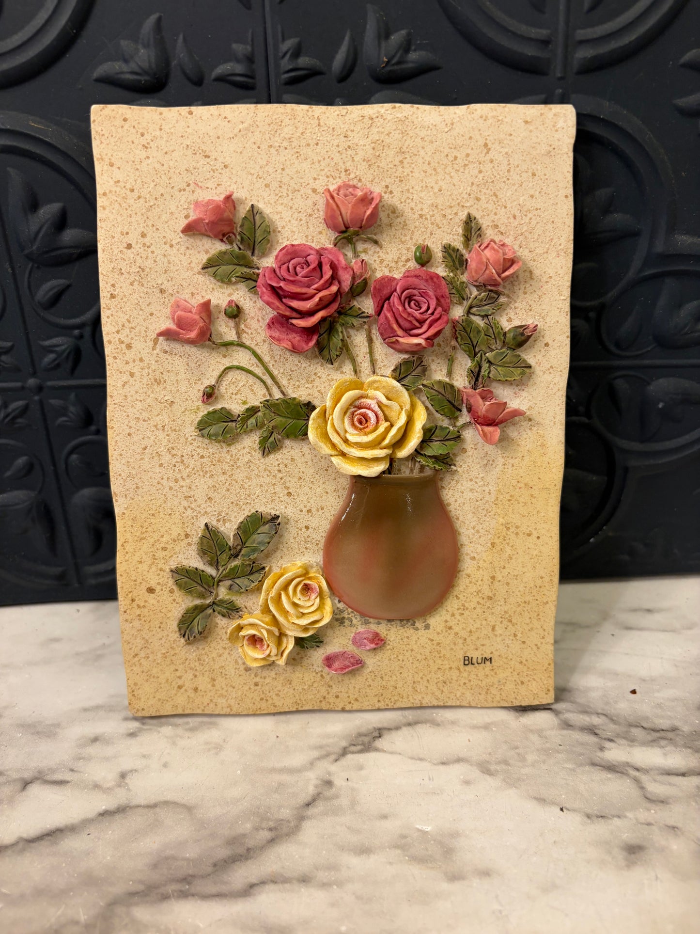 Cheri Blum 3D Floral Wall Hanging