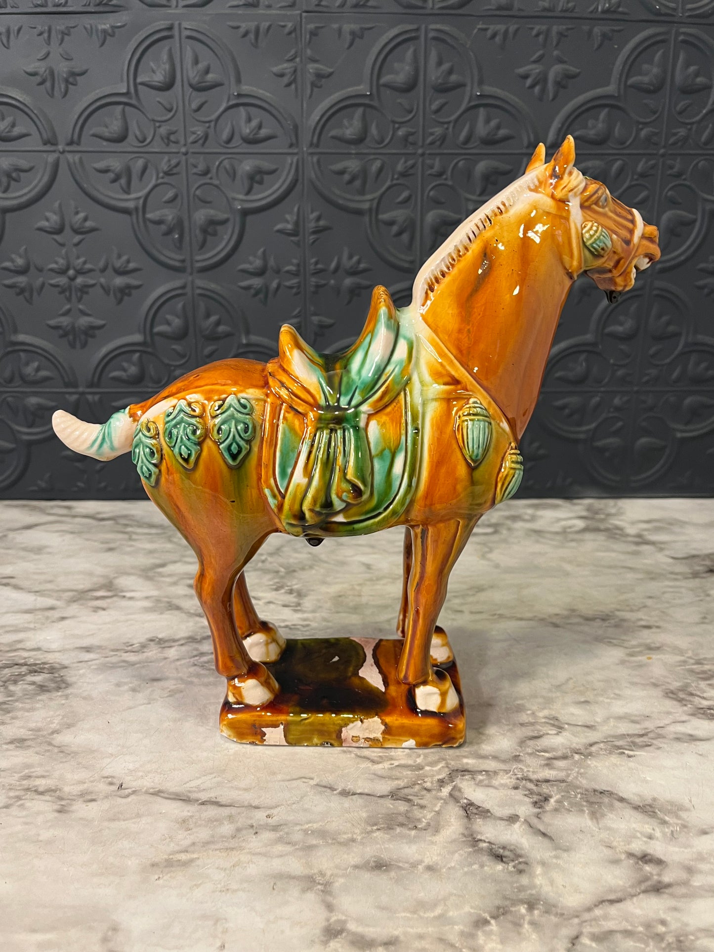 Chinese Tang War Horse Statue