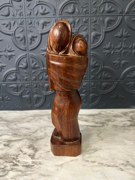 Carved Mother and Child