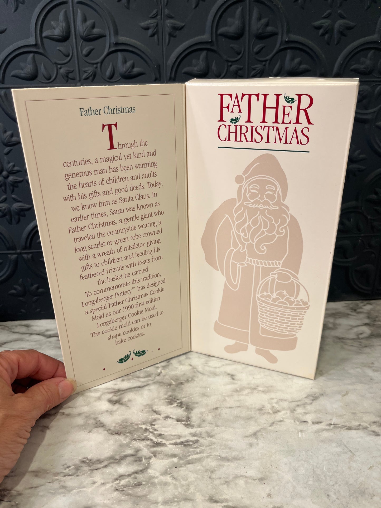 Longeberger Santa Pottery Mold
