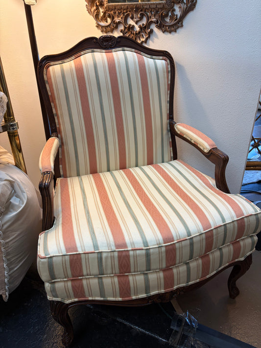 Sherril Furniture Stripe French Style Chair