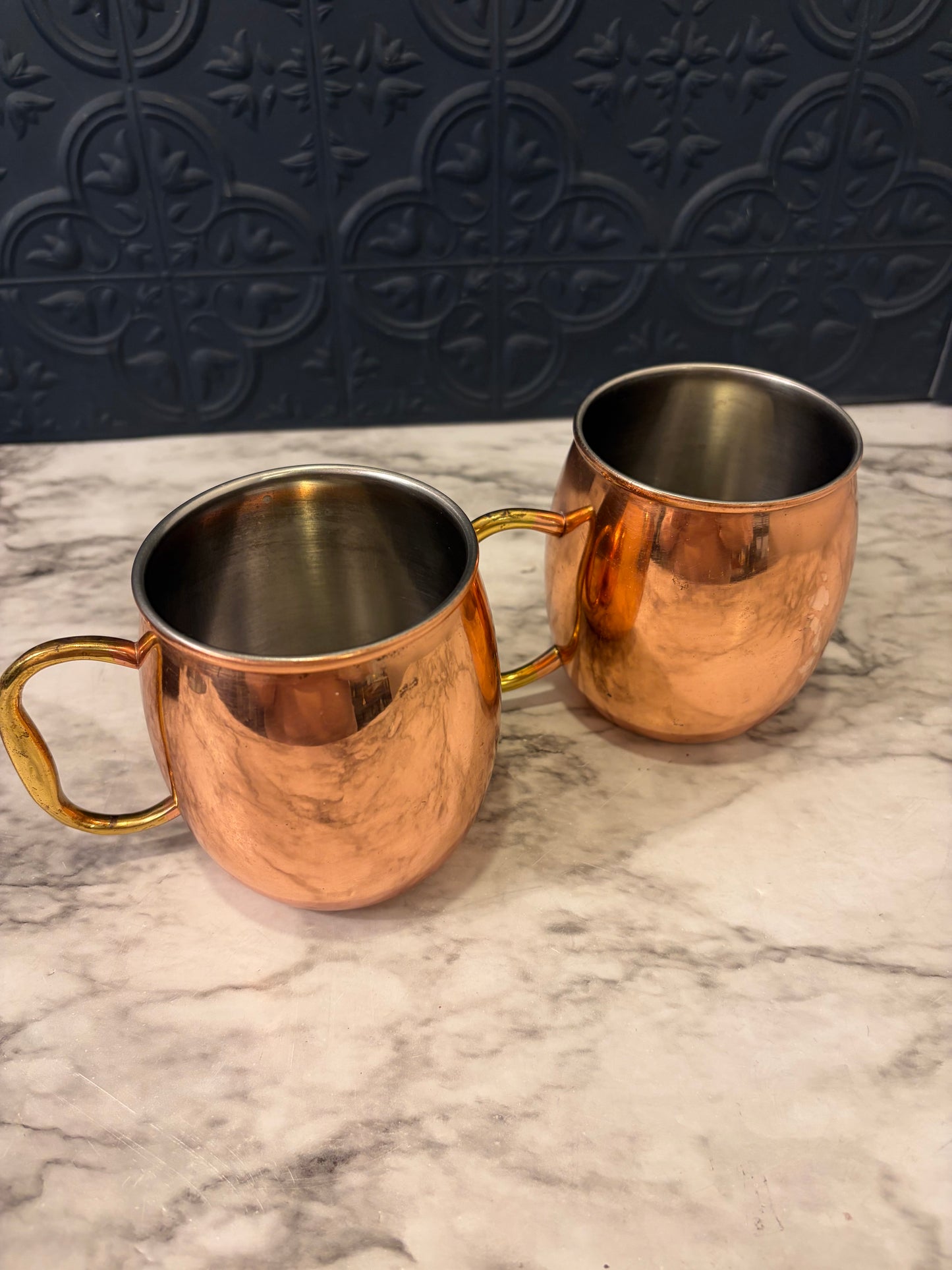 Godinger Copper Moscow Mule Mugs Set of 2