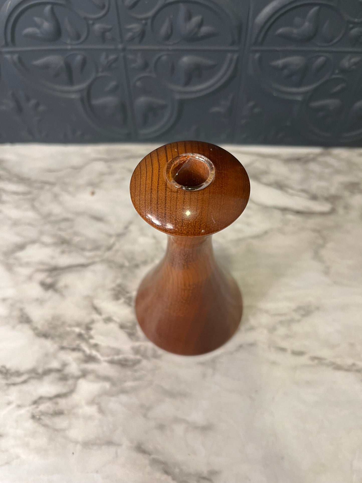Myrtlewood Skinny Bud Vase/candle holder