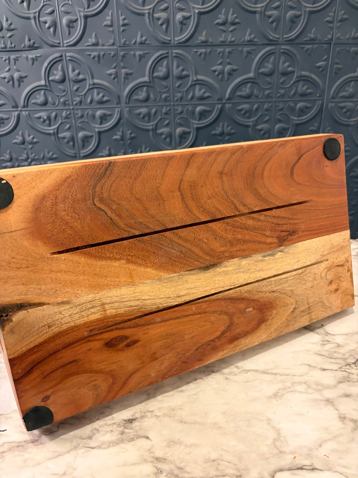 16" Wood Serving Tray with Handles