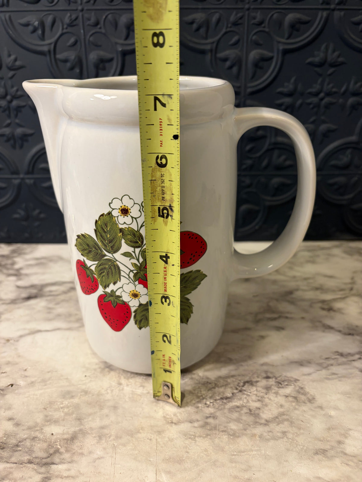 Vintage McCoy Strawberry Pitcher