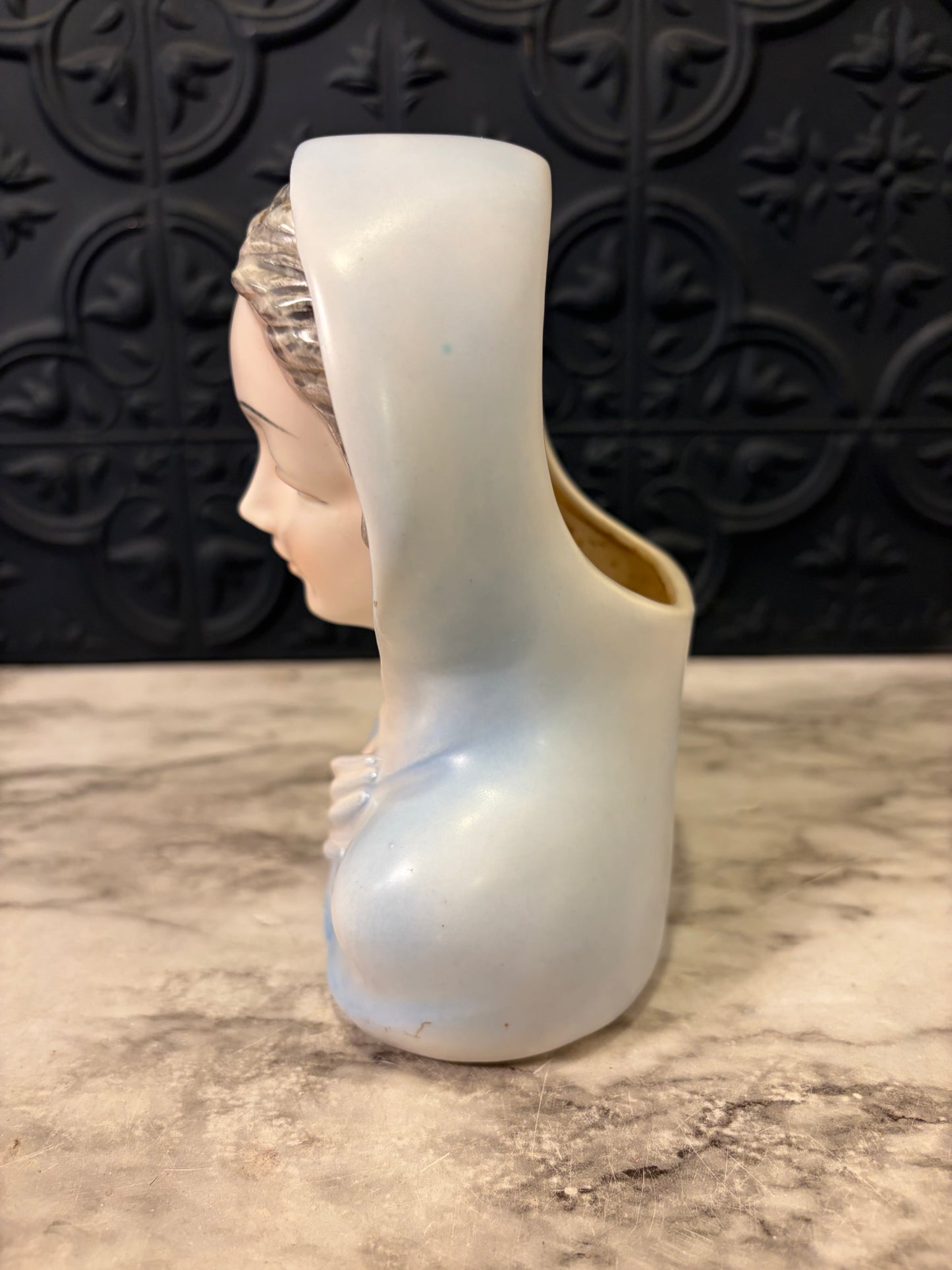 Vintage Madonna Head Planter