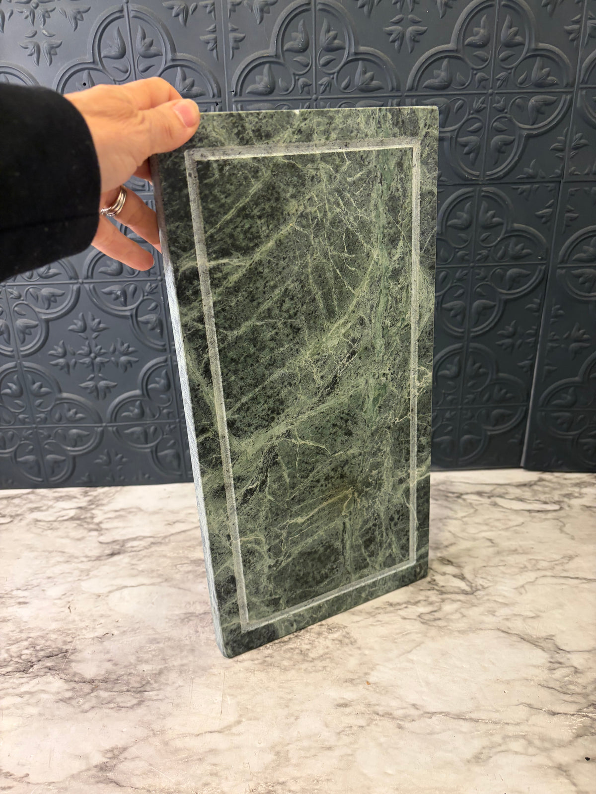 Green Stone Cheese Plate/Pastry Board
