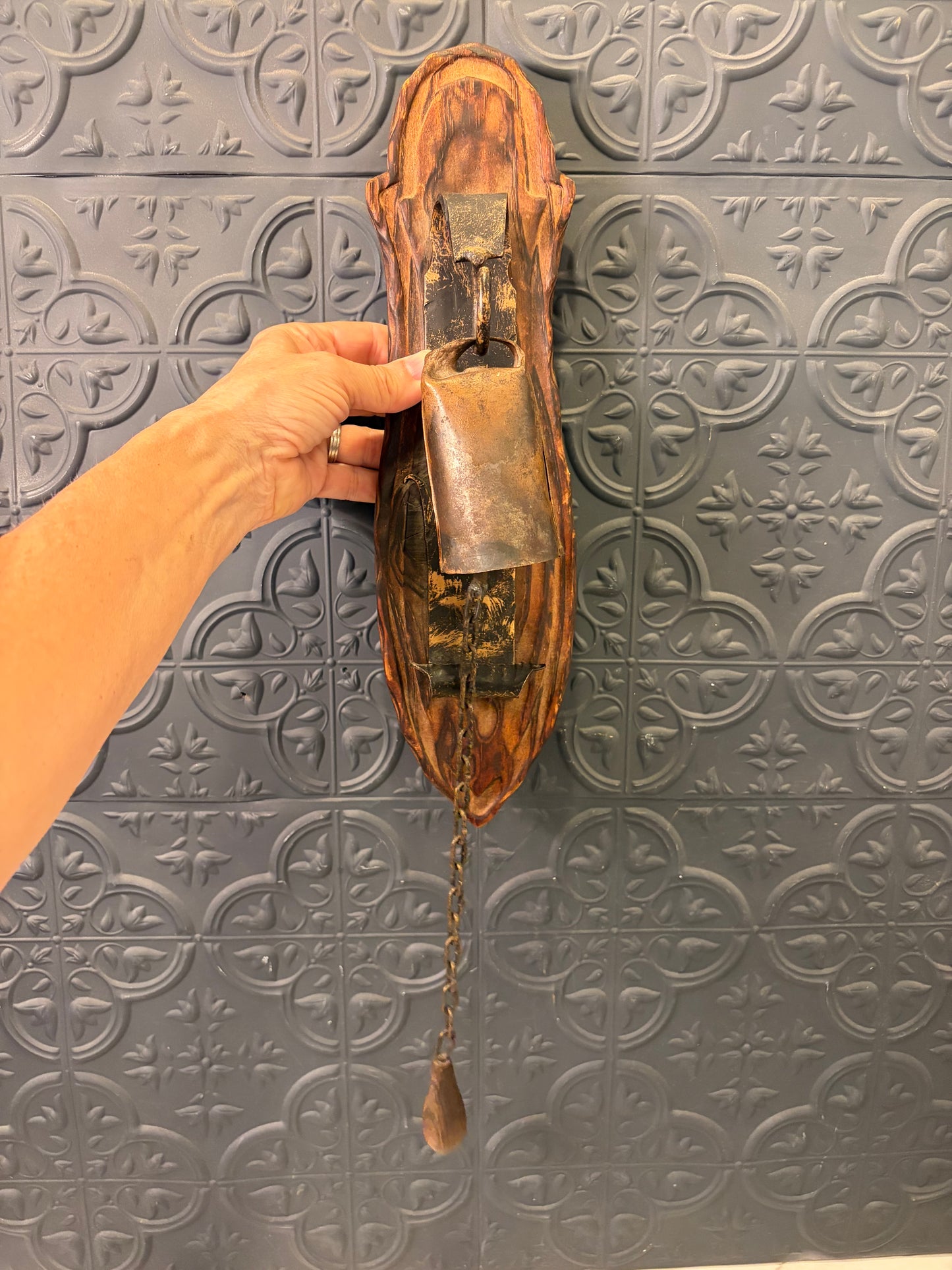 Rustic Wood with Cowbell