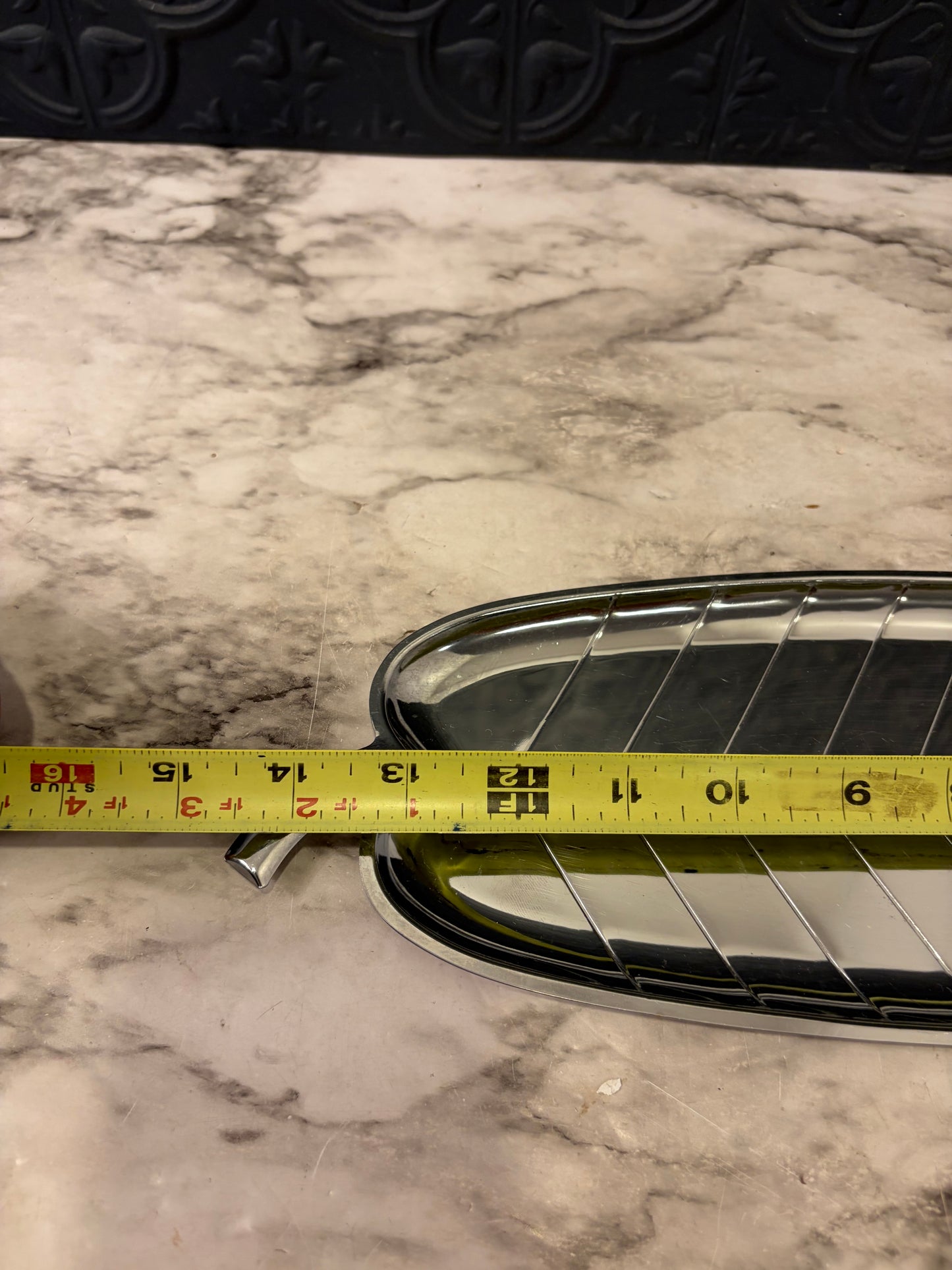 Stainless Banana Leaf Tray