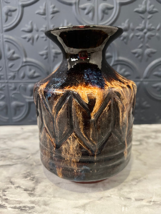 Brown Pottery Vase Ghana