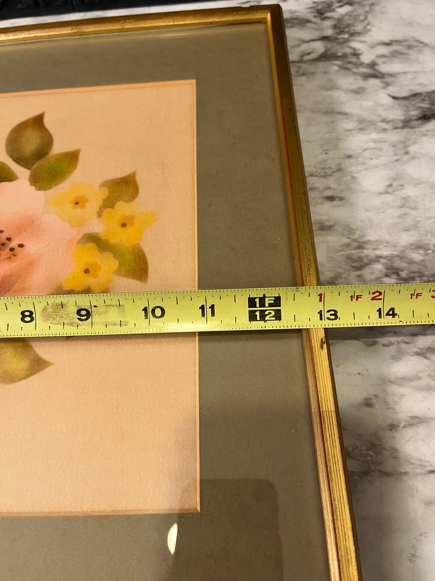 Pink Flower print on velvet