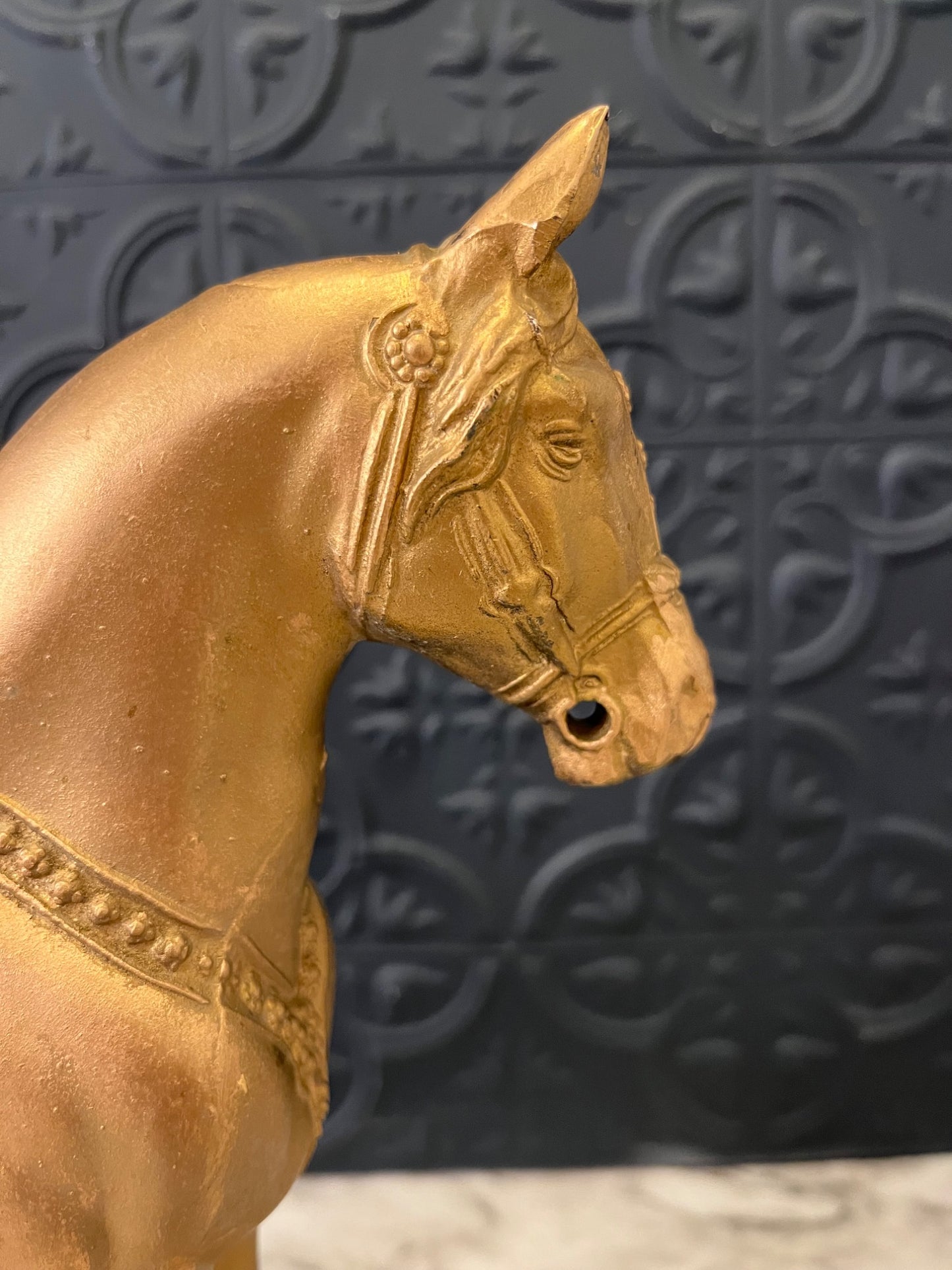 Gold Horse Statue