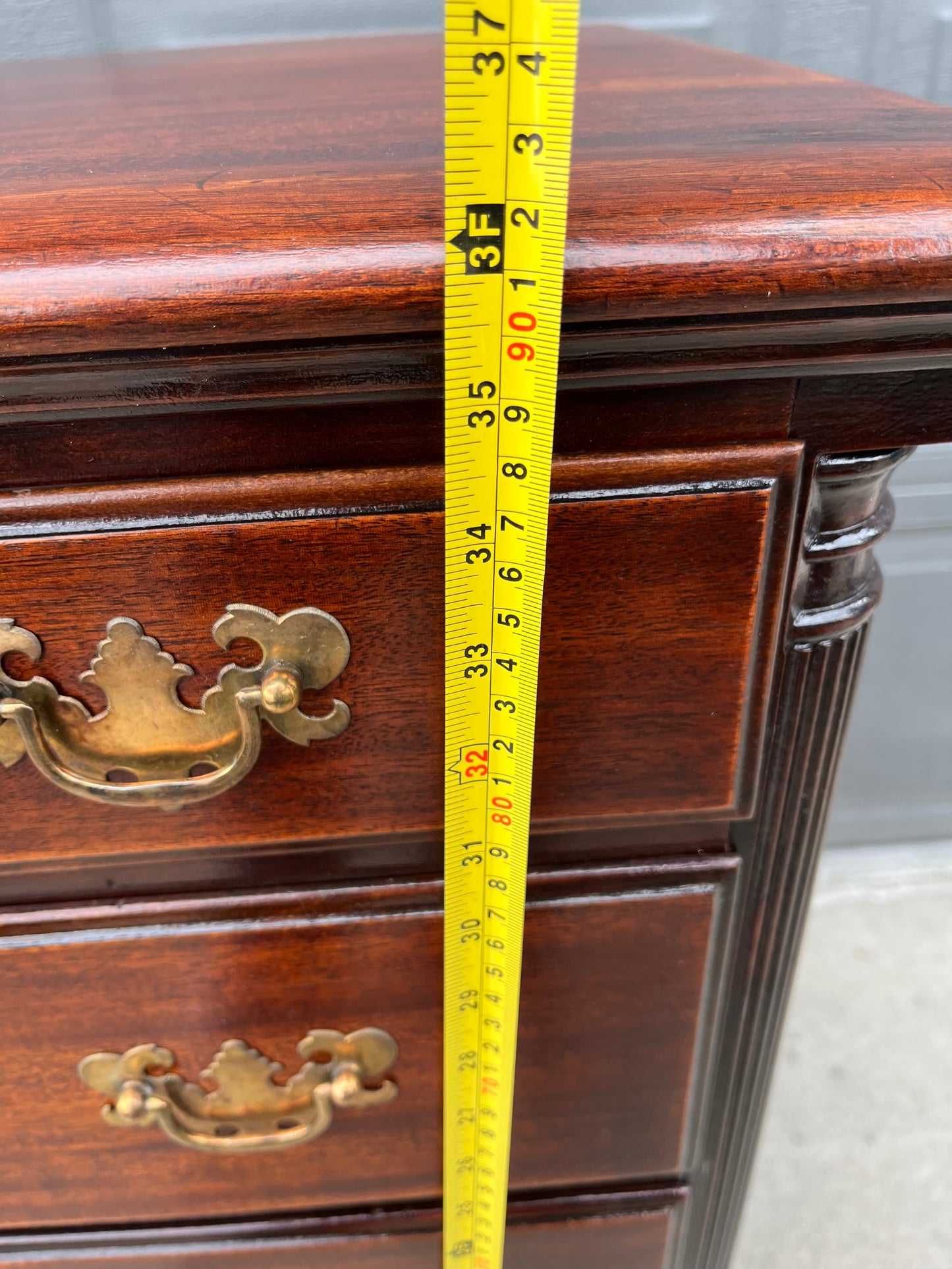 Dark Wood Provincial Dresser