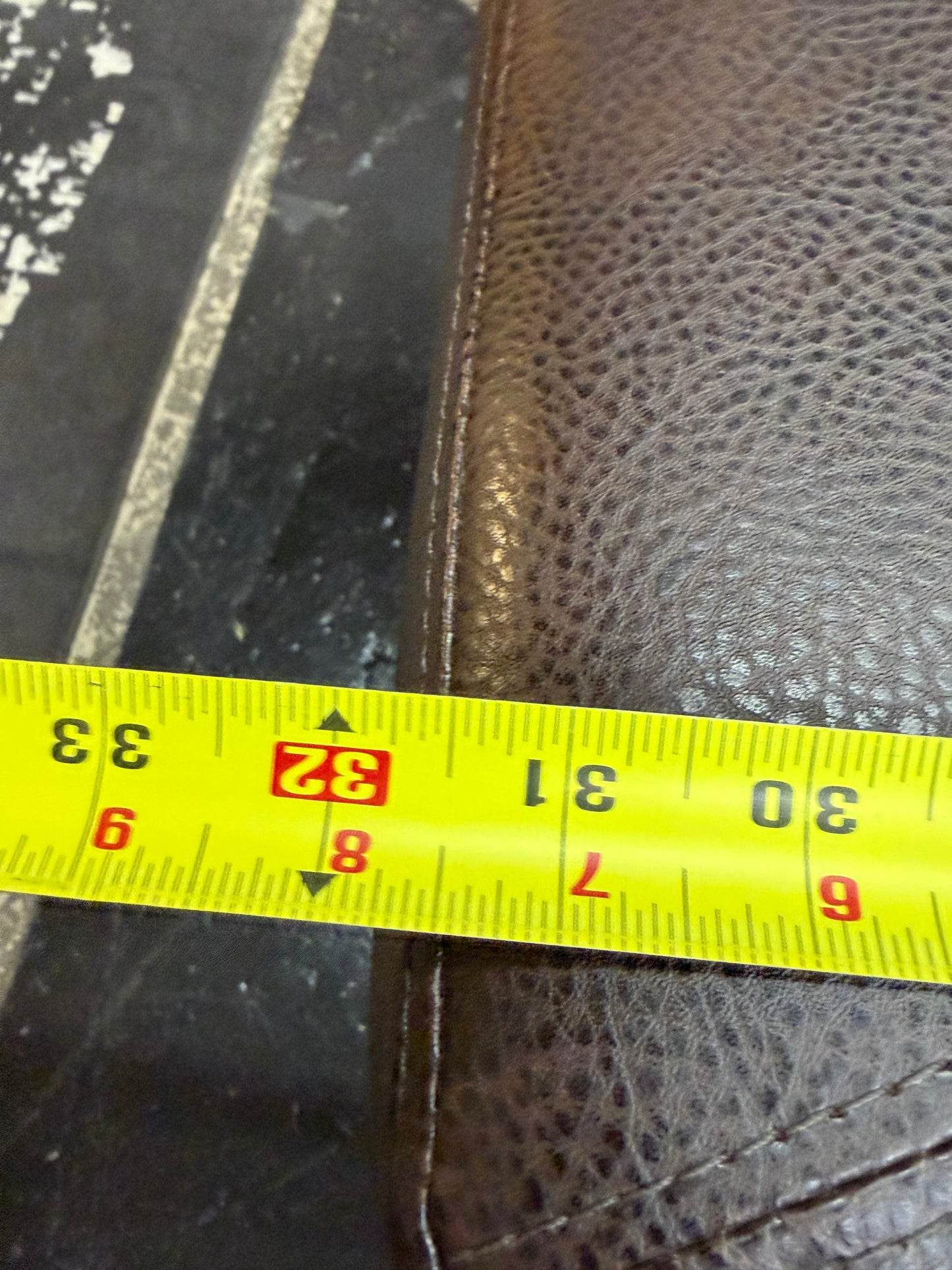 Faux leather Ottoman with Storage