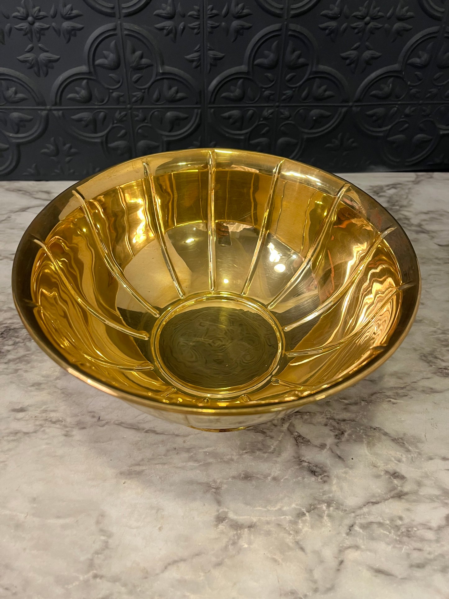 Brass Pedestal Bowl 8.5"