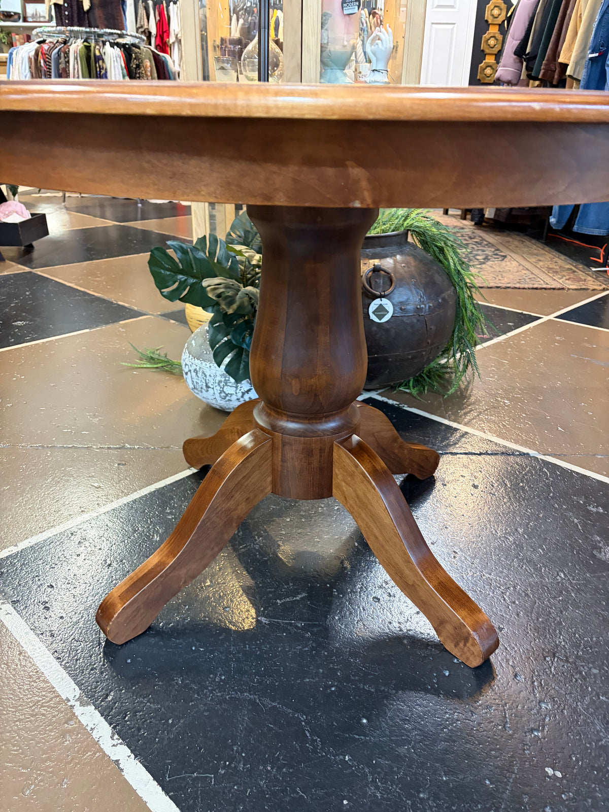 Round Woodleys Dining Table with leaf