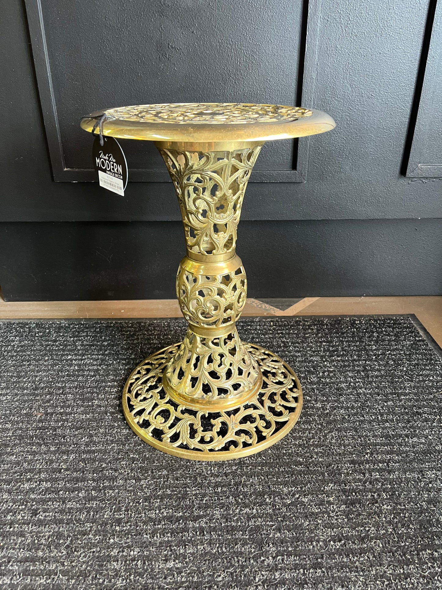 Hollywood Regency Brass Table/plant stand