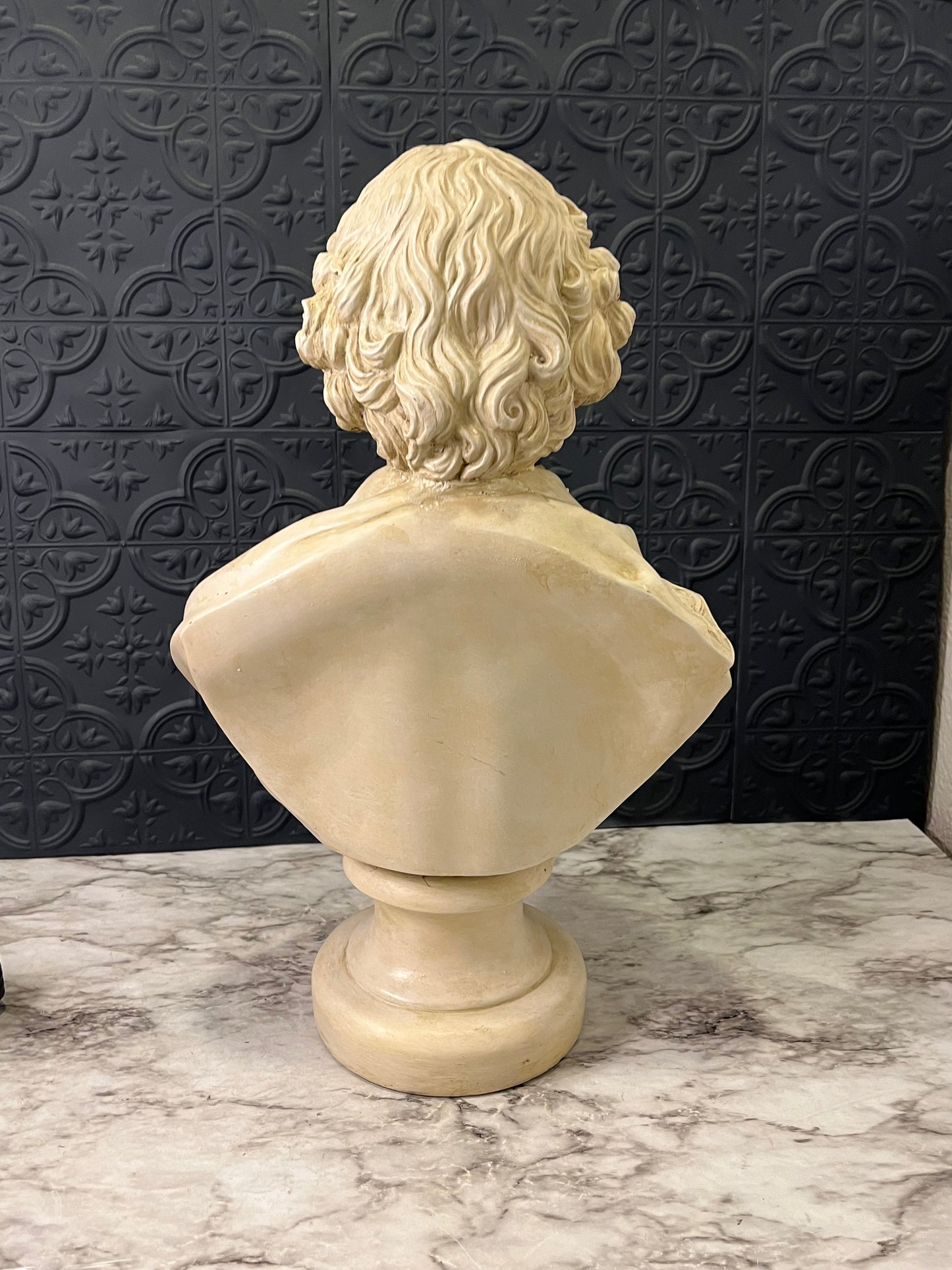 Large Resin Bust of Shakespeare AS IS