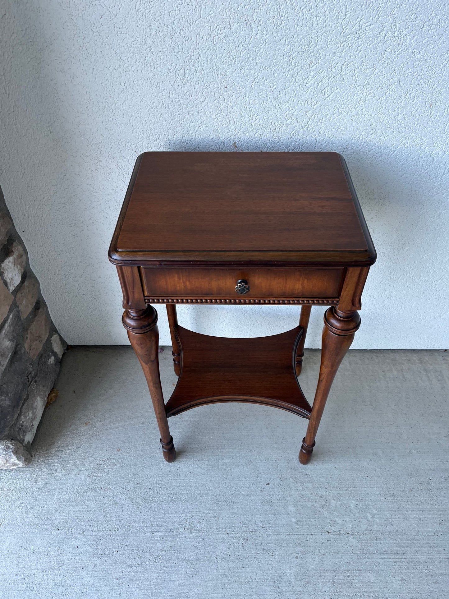 Vintage French Style Side Table with Drawer