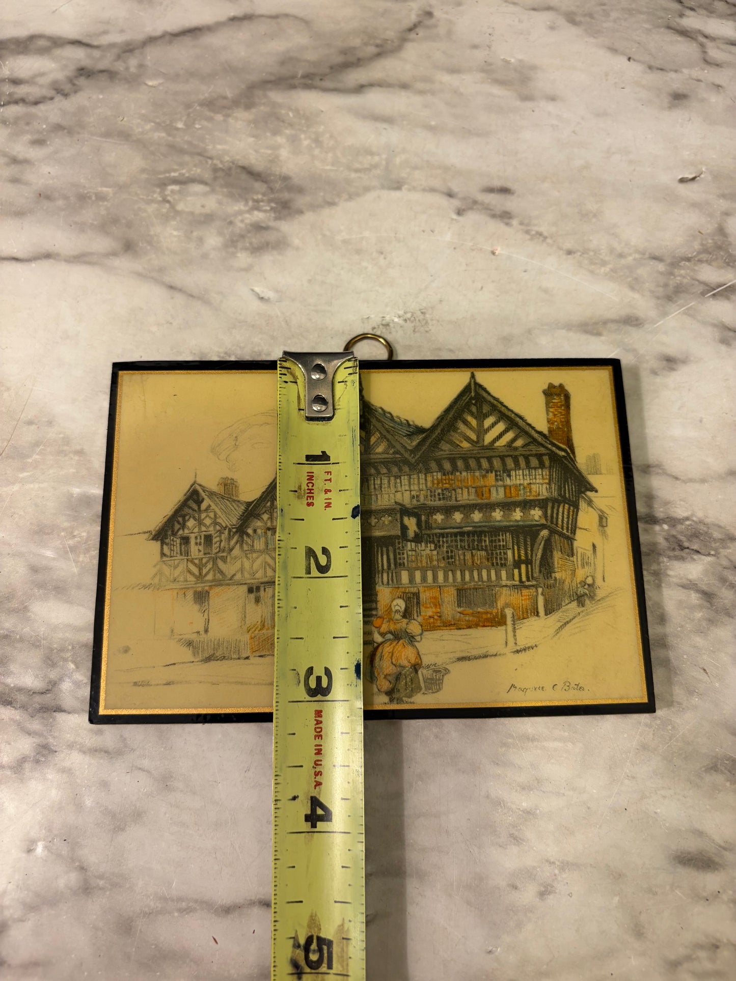The Falcon Inn on Laminated Wood