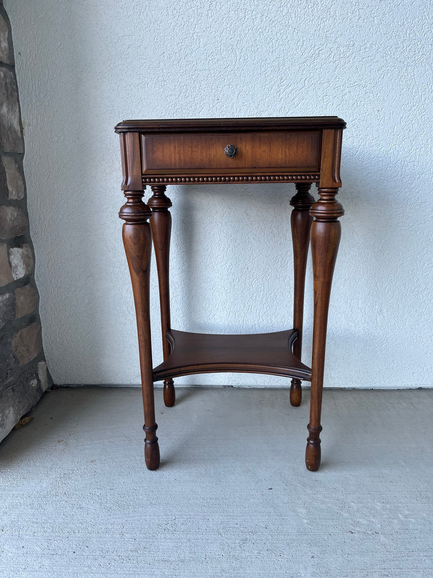 Vintage French Style Side Table with Drawer