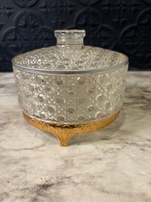 Avon Plastic Powder Jar