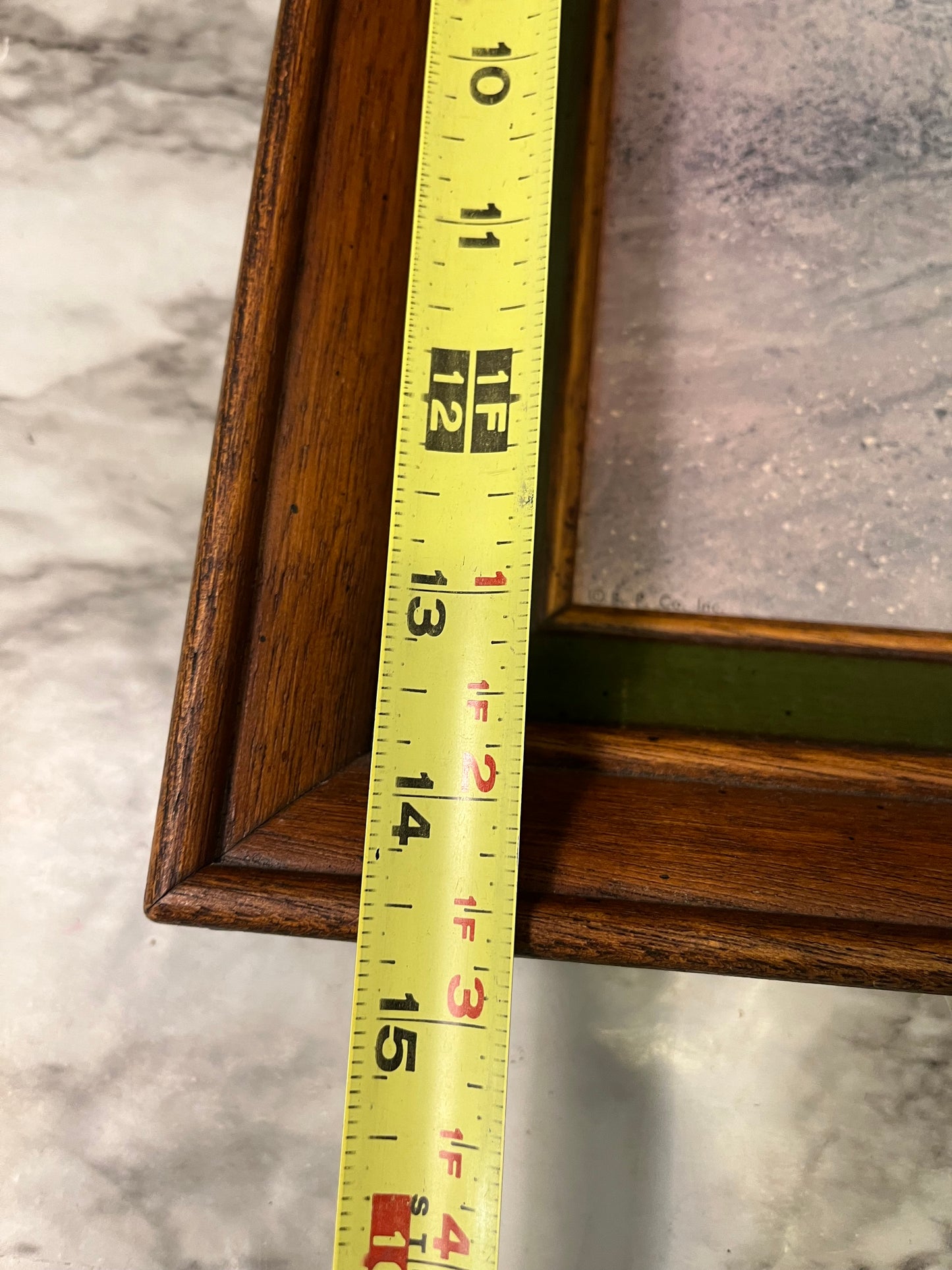 Harvest Print on Board Green Frame