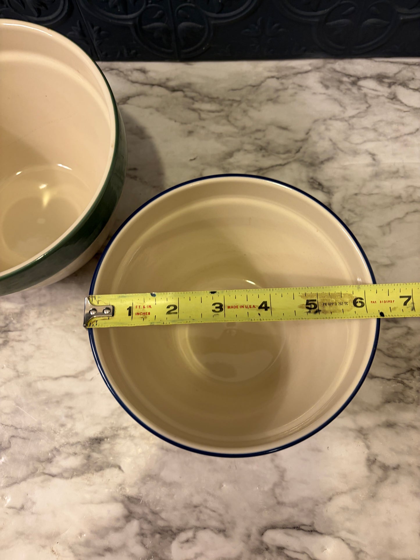 Set of 2 Stoneware Mixing Bowls by Over and Back