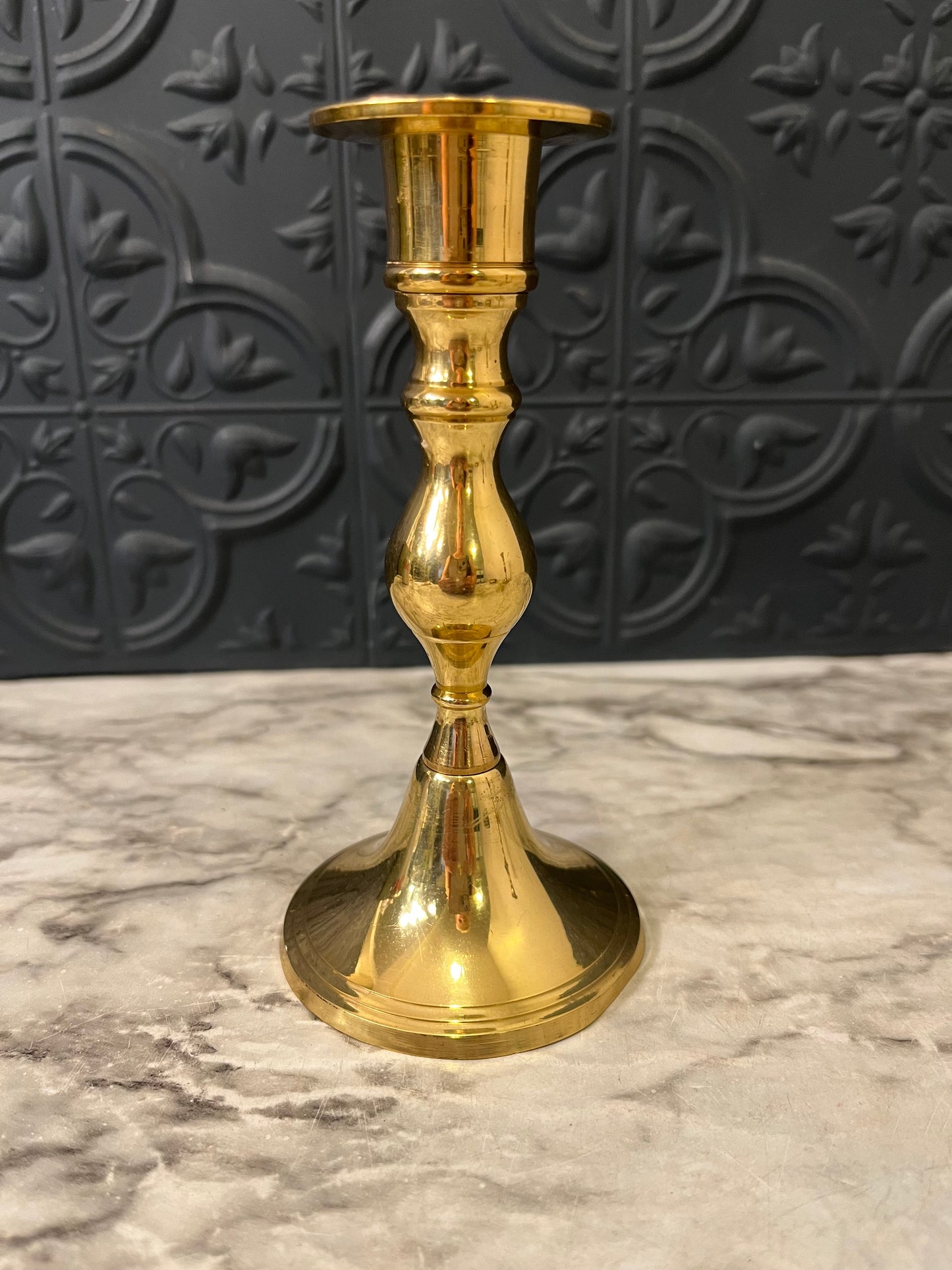 Brass Candle Holder Bulb Shaft 5.5