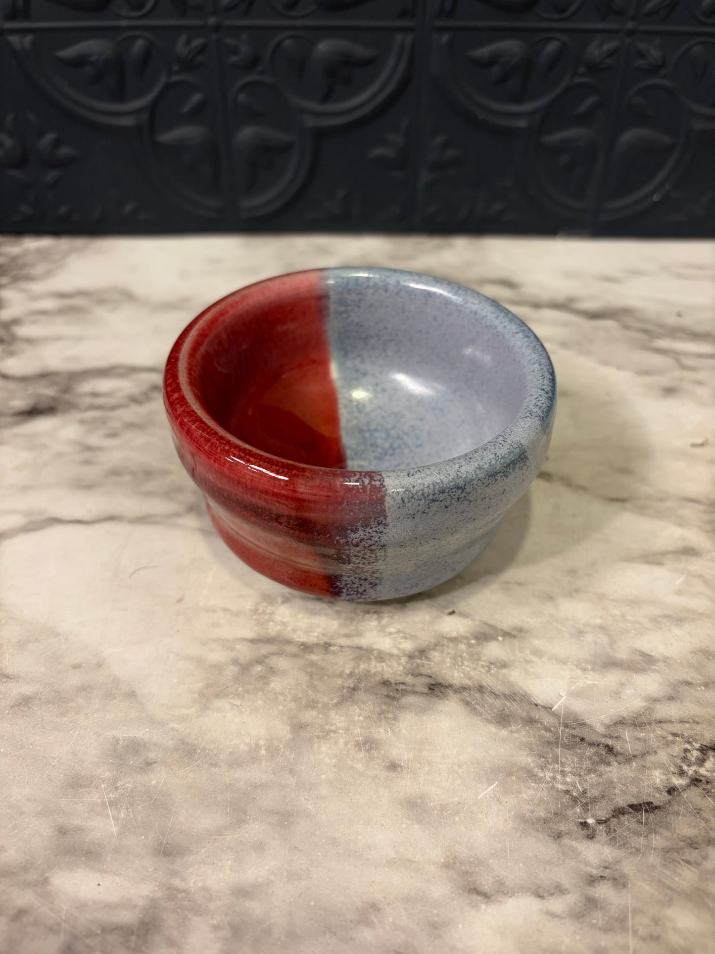 Small Red and Grey Pottery bowl