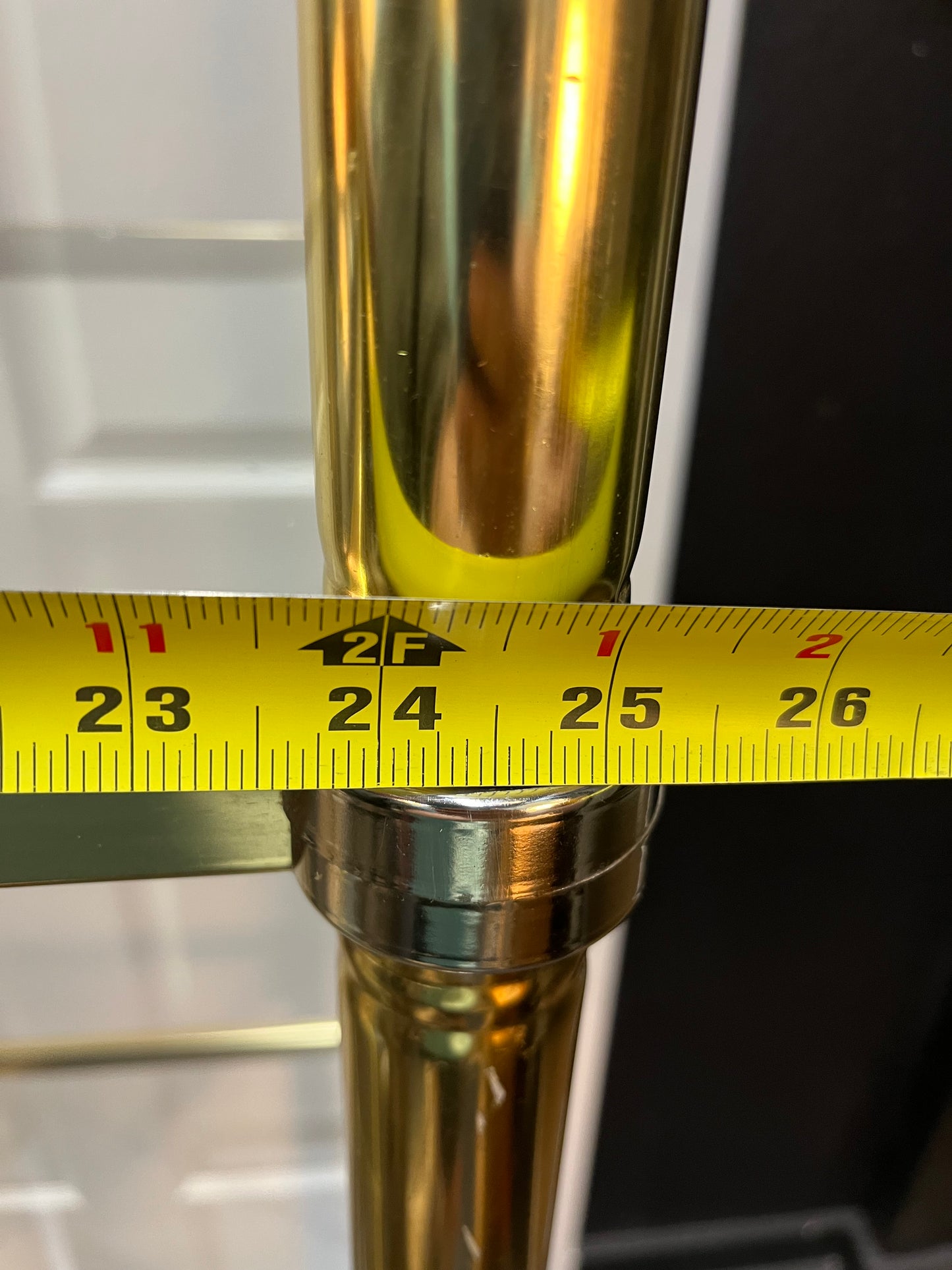 Brass and Glass Shelf 4 shelves