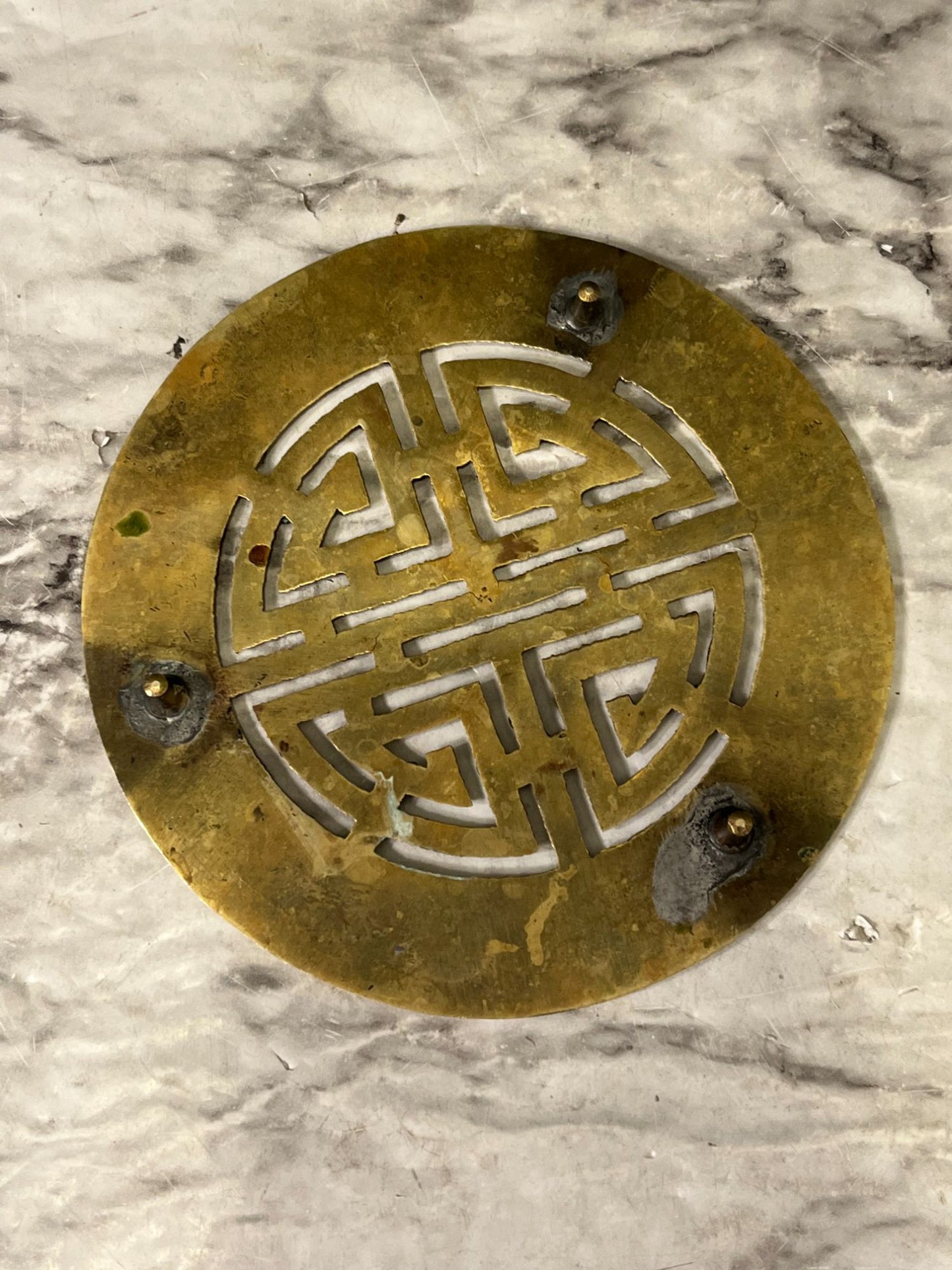 Brass Chinese Trivet