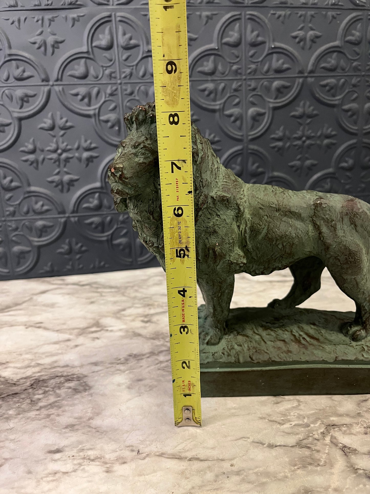 Bronze Lion Green in Color