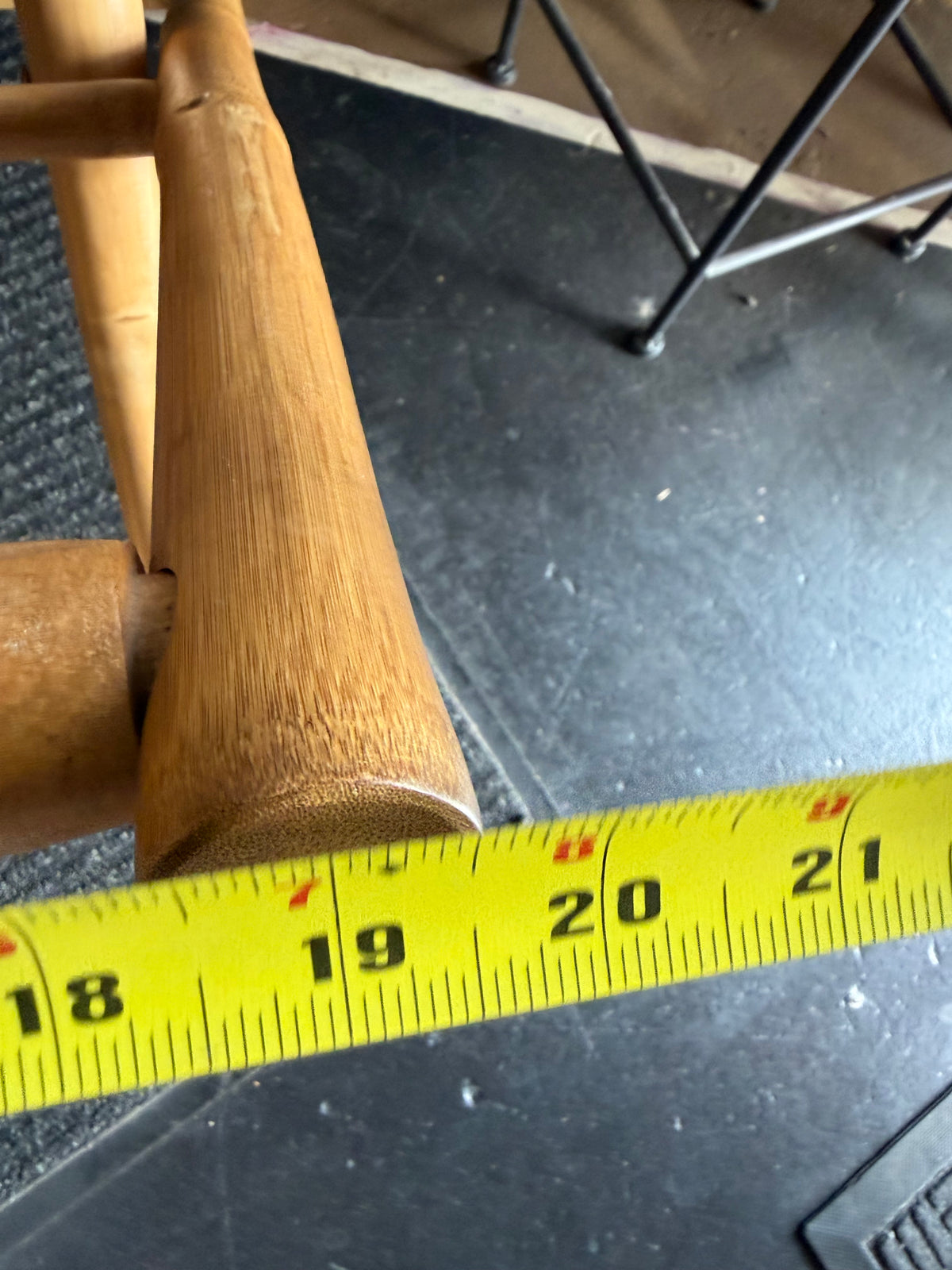 Vintage Bamboo Folding Chair Set of 2