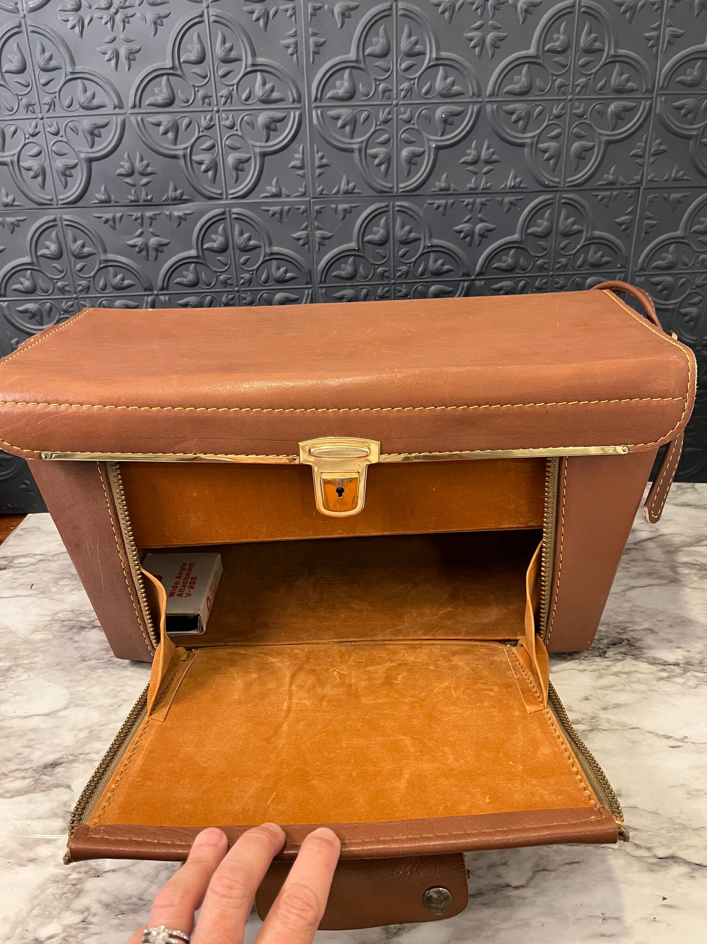 Vintage Leather Camera Case