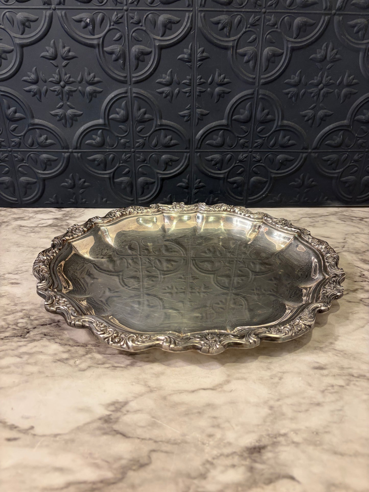 International Silver 6242 Silverplate Tray