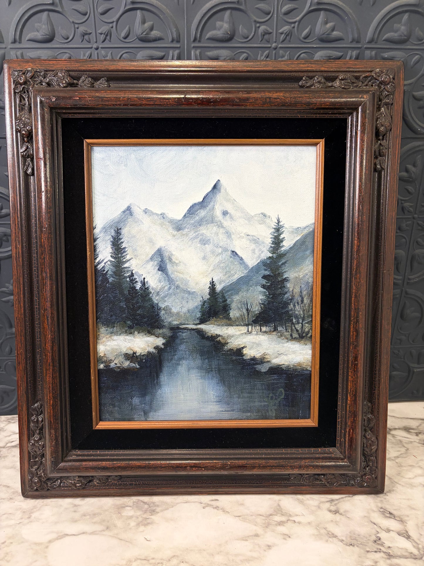 Original Mountain Series Stream Painting by Jessie