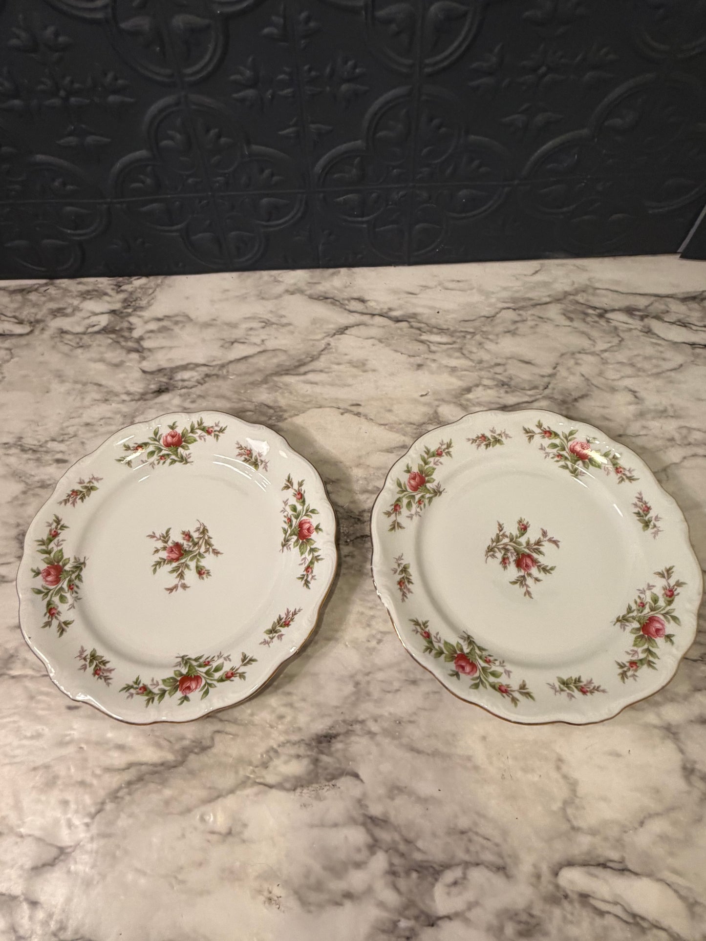 Haviland Plates 8" Set of 2 AS IS